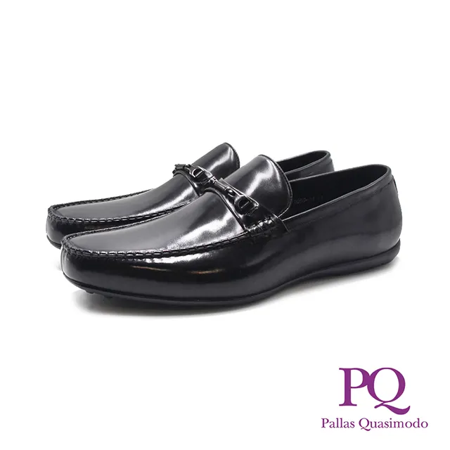 PQ(男)質感低調壓點紋皮鞋 男鞋-光澤黑色 歷史價格詳細信息