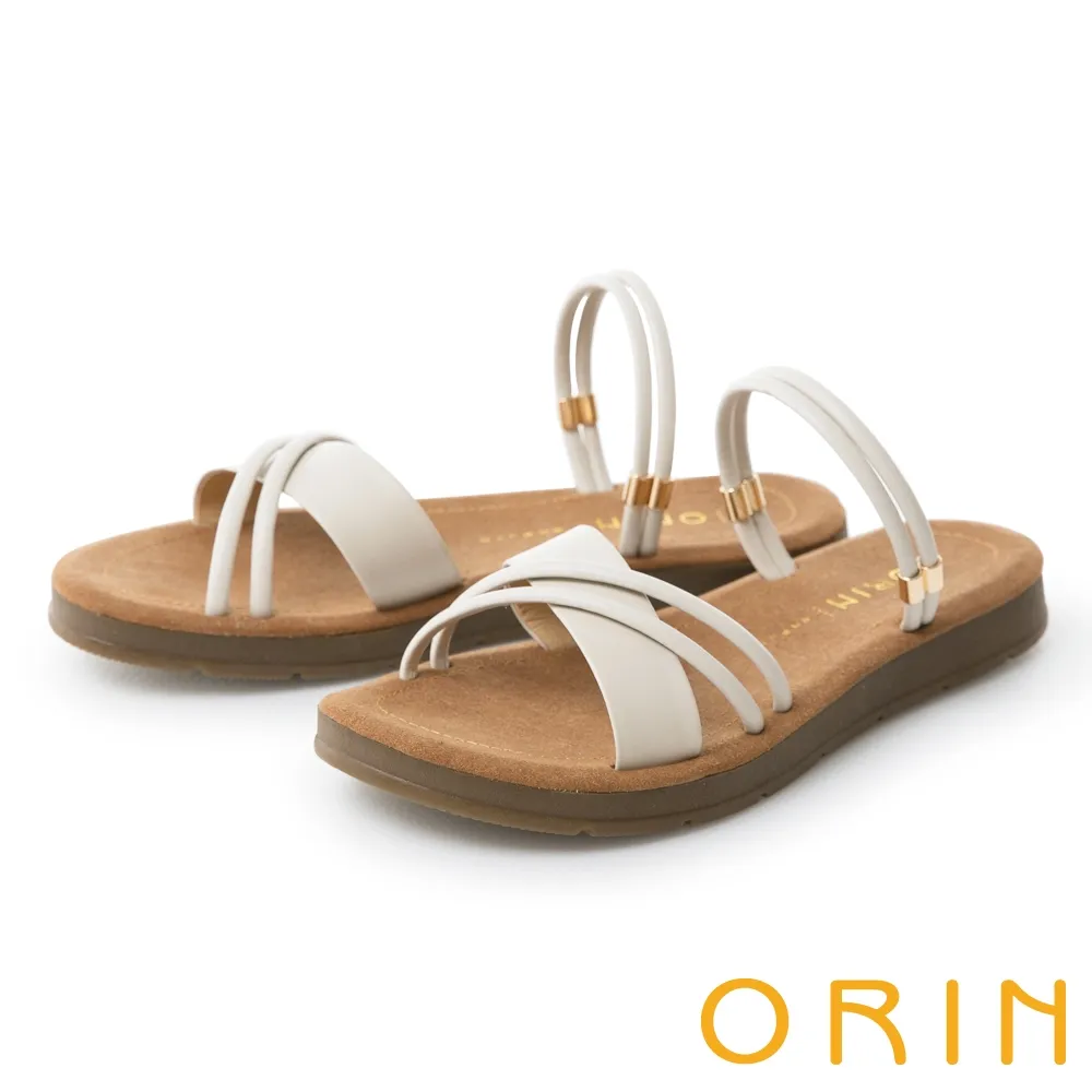 【ORIN】條紋布拼接牛皮側釦飾厚底休閒鞋(藍色) 歷史價格詳細信息