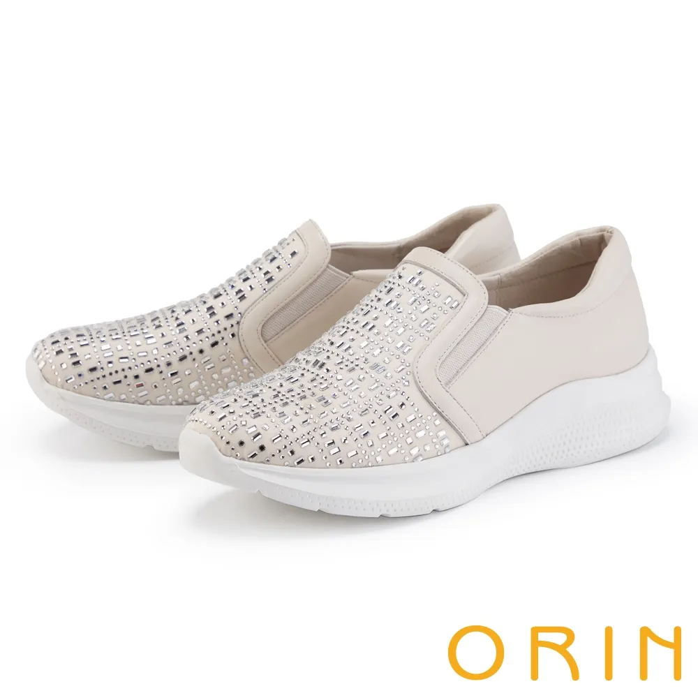 ORIN 燙鑽斜帶側空尖頭花嫁高跟鞋 銀色 歷史價格詳細信息