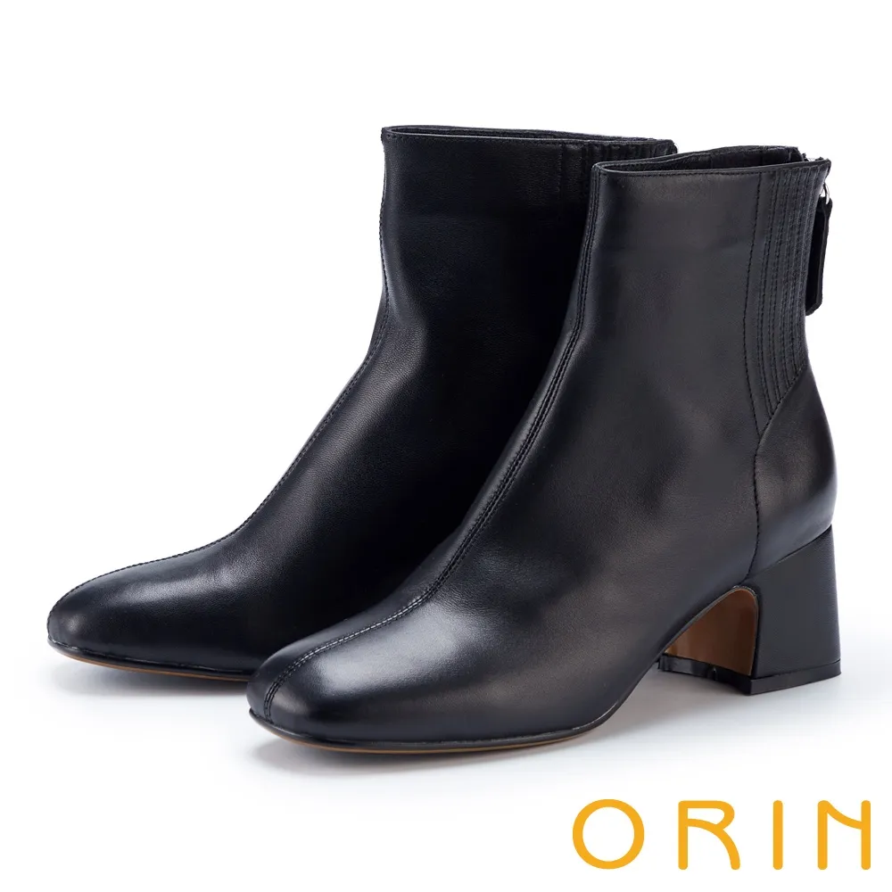 ORIN 羊皮素面百搭尖頭 女 低跟鞋 黑色 歷史價格詳細信息