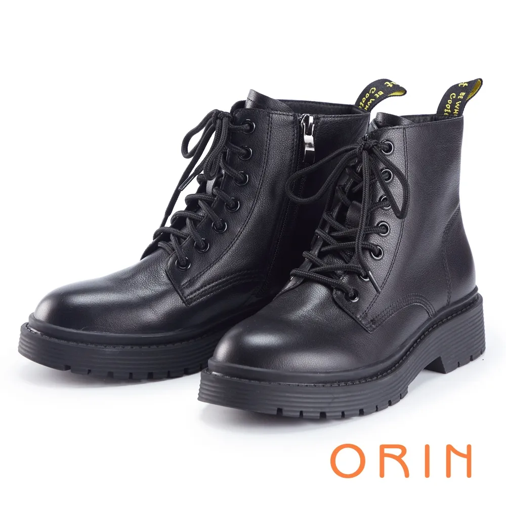 【ORIN】街頭帥氣真皮綁帶 女 短靴(白色) 歷史價格詳細信息