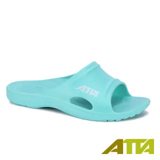 【333家居鞋館】扁平足推薦★ATTA 運動風簡約休閒拖鞋-黑色 歷史價格詳細信息