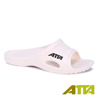 【333家居鞋館】扁平足推薦★ATTA 運動風簡約休閒拖鞋-黑色 歷史價格詳細信息