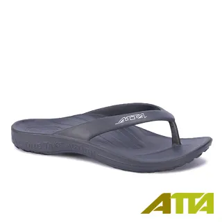 【333家居鞋館】ATTA運動風簡約夾腳拖鞋-黑色 歷史價格詳細信息
