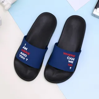 創意玩色室外拖鞋-黑 歷史價格詳細信息