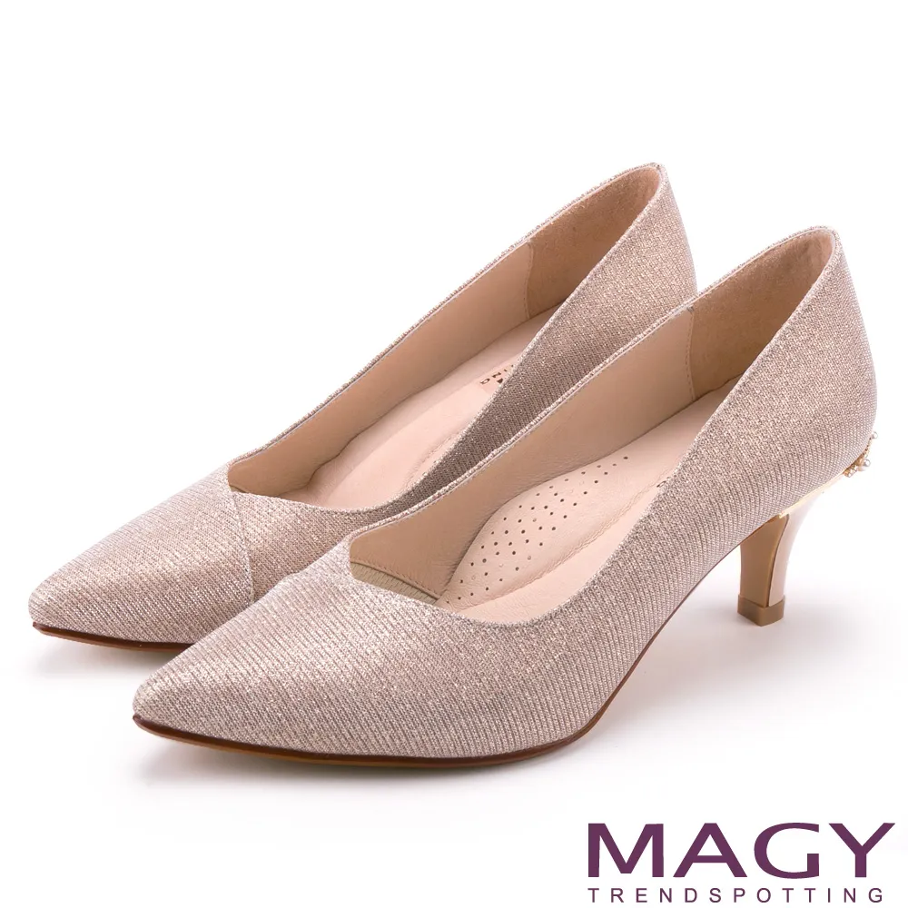MAGY 閃耀燙鑽踝帶高跟涼鞋 米白 歷史價格詳細信息