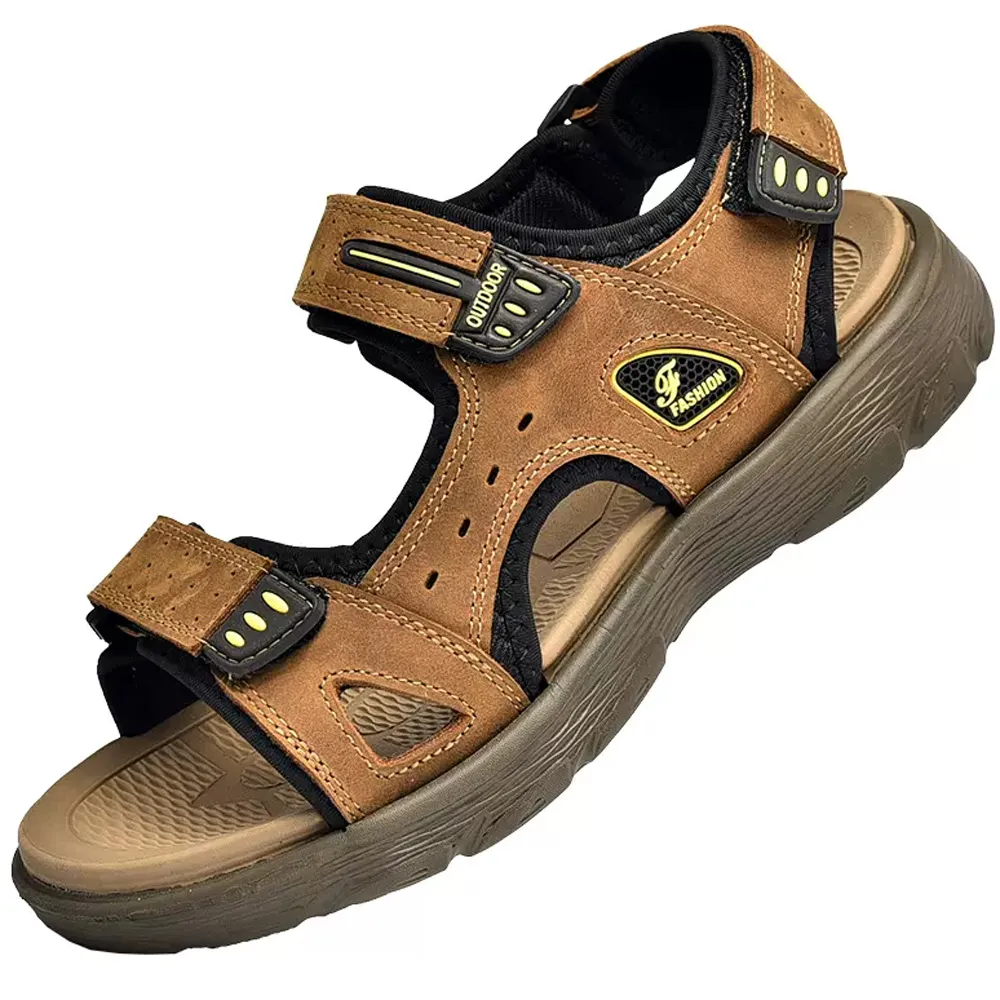 頭層牛皮真皮運動涼鞋女中學生小學生防滑旅遊沙灘鞋登山透氣防滑 歷史價格詳細信息