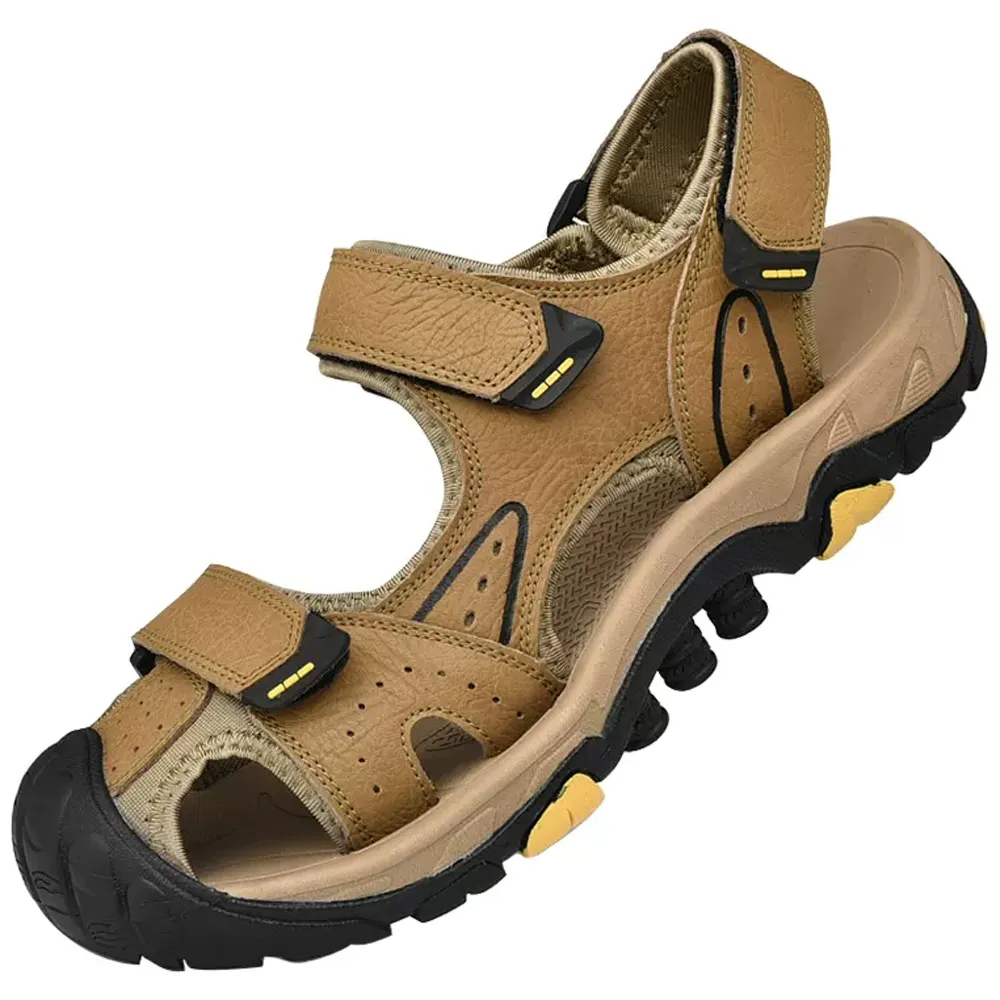 大友SAZ163口四色網面拖鞋男厚底鏤空網眼包頭拖沙灘鞋外穿開車涼鞋男杰恆 歷史價格詳細信息