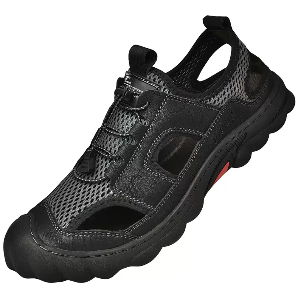 大友SAZ071口二色涼鞋男透氣戶外運動包頭沙灘鞋男防滑防臭涉水溯溪鞋杰恆 歷史價格詳細信息