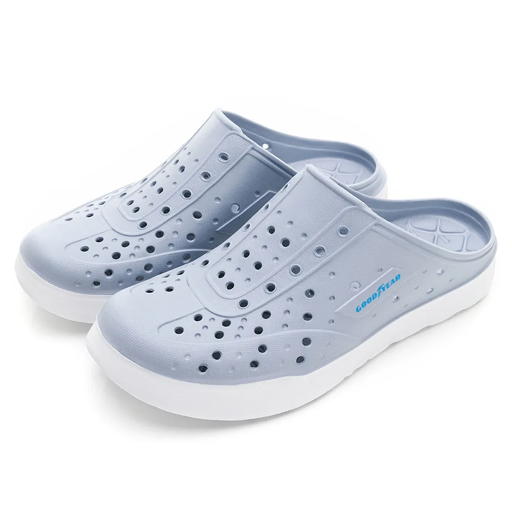 【GOODYEAR 固特異】多功能洞洞鞋 男女/晴雨兩用鞋 灰藍(GAMP33318) 歷史價格詳細信息