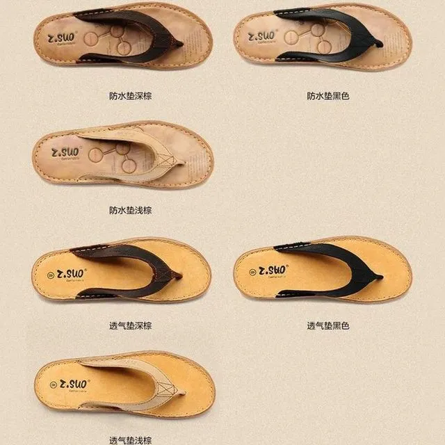 【RAKASO諾喀索】款1788夏季新款厚底羅馬休閑鞋戶外沙灘鞋頭層牛皮真皮男士包頭涼鞋(JHS杰恆社) 歷史價格詳細信息