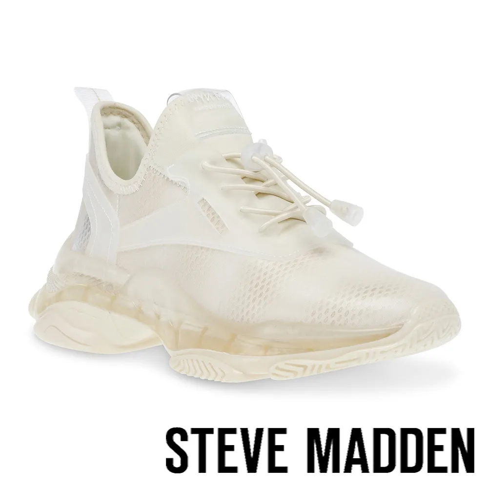 【STEVE MADDEN】拼接半透明氣墊休閒老爹鞋(果凍杏) 歷史價格詳細信息