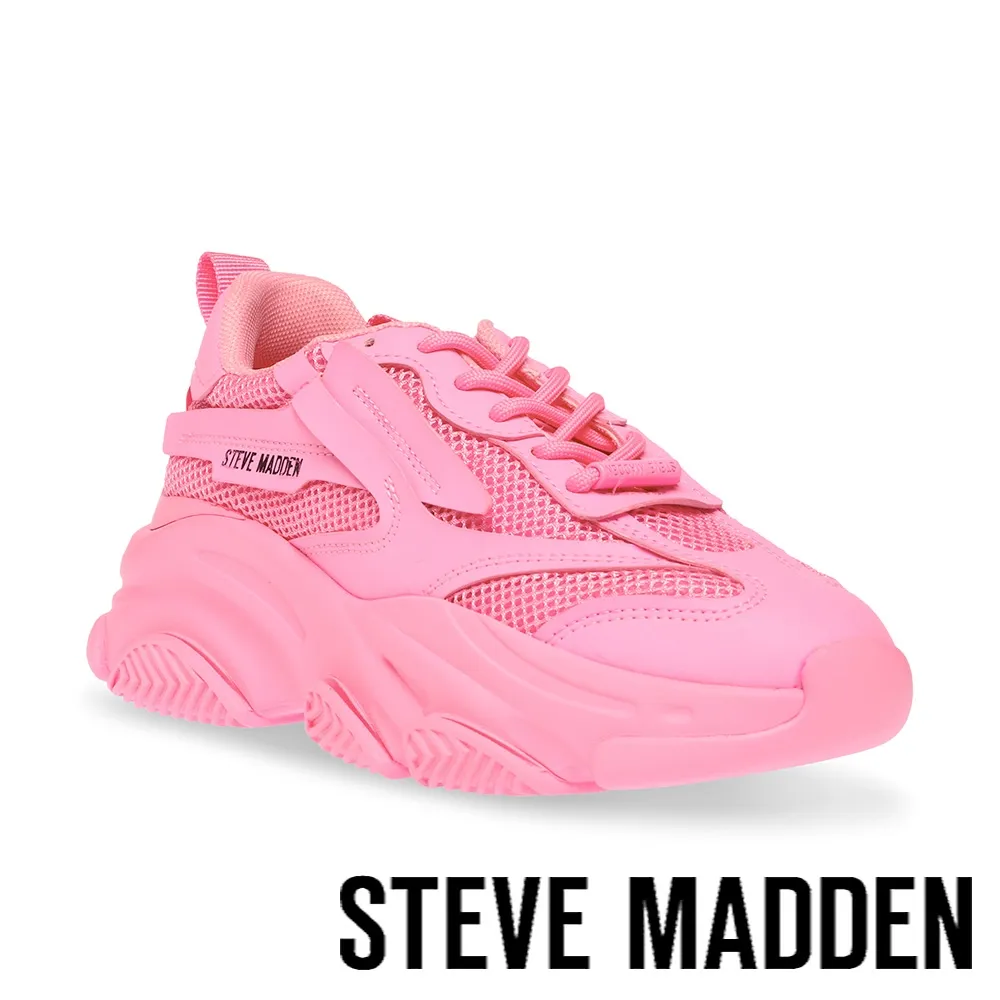 【STEVE MADDEN】POSSESSION 潮流綁帶運動休閒老爹鞋(多色任選均一價) 歷史價格詳細信息