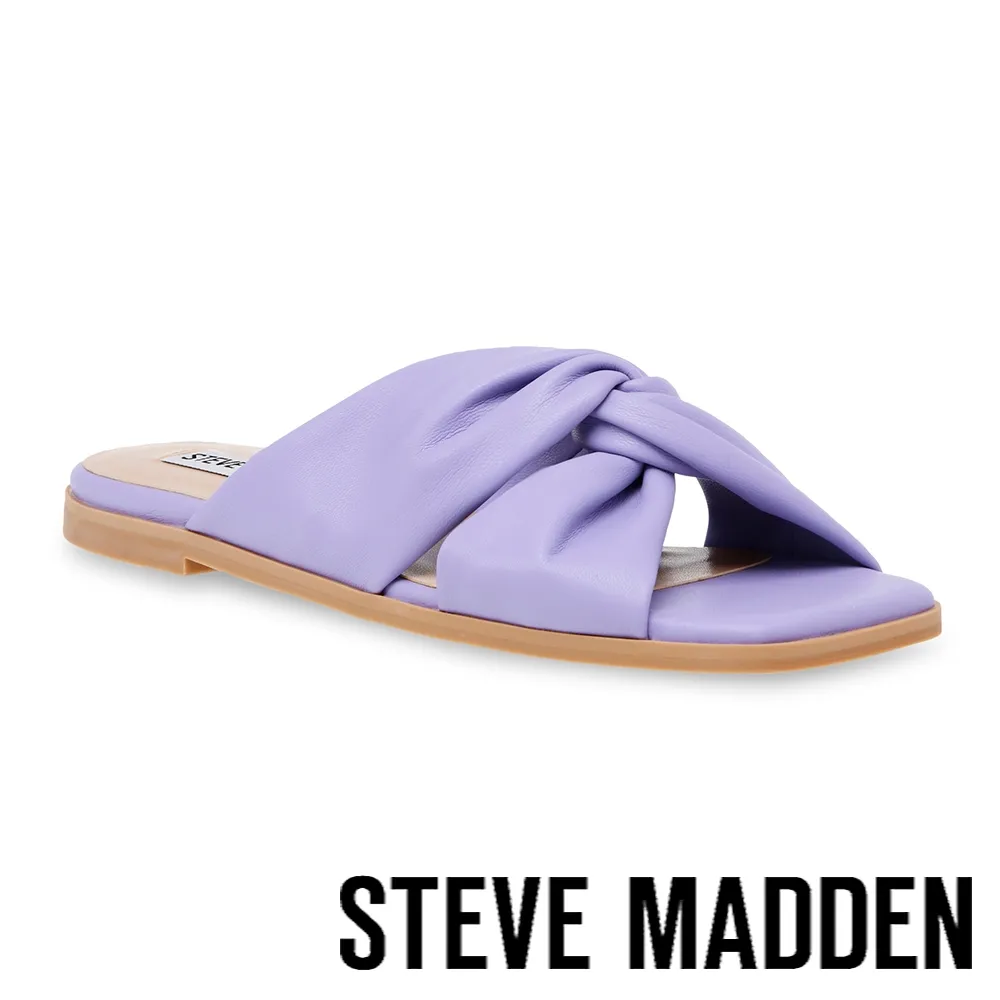 STEVE MADDEN-BROADCAST 雲朵交叉帶厚底拖鞋-青蘋果綠 歷史價格詳細信息