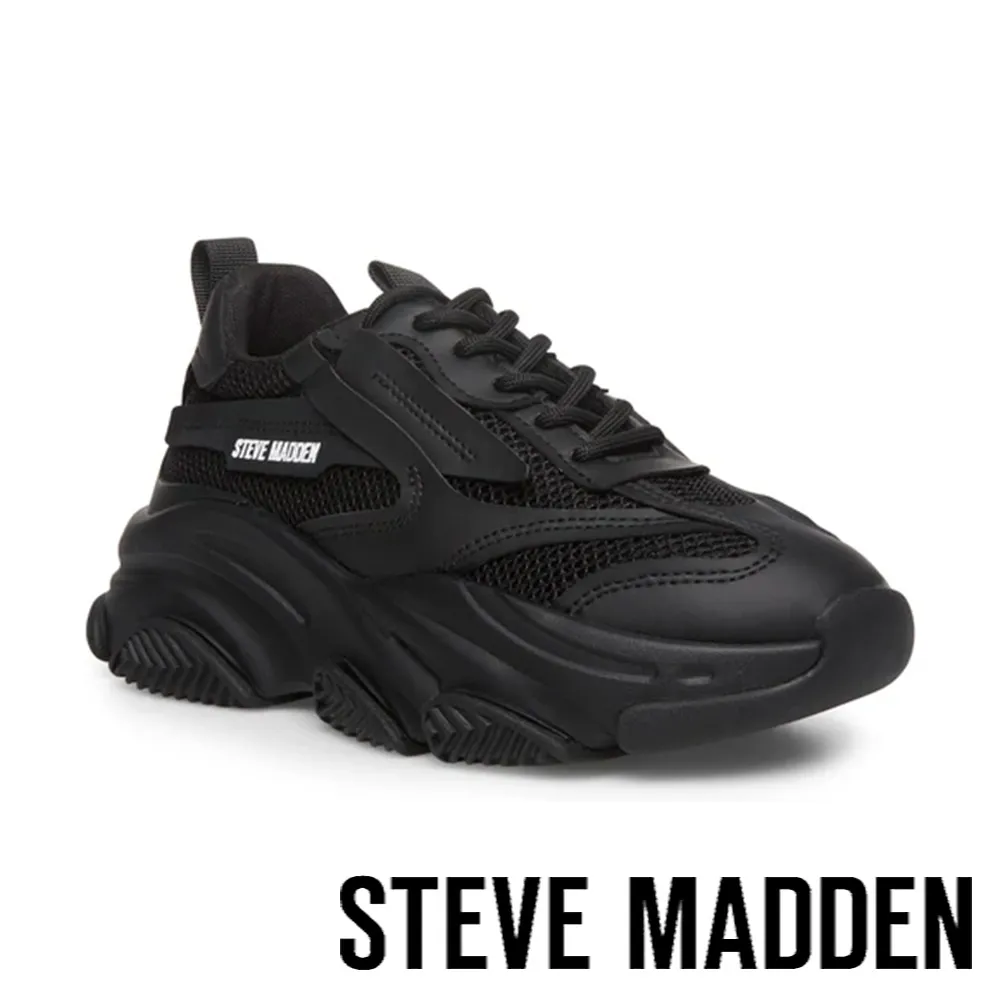 【STEVE MADDEN】POSSESSION 潮流綁帶運動休閒老爹鞋(多色任選均一價) 歷史價格詳細信息