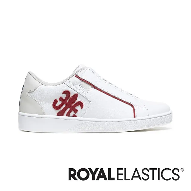 Royal Elastics 白/紅/藍 皮質 套入式 運動休閒鞋 男款 NO.B3078 【06522-015】 歷史價格詳細信息
