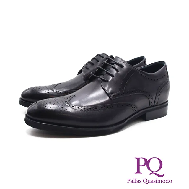 PQ 雕花壓紋綁帶德比鞋 男鞋- 棕 歷史價格詳細信息