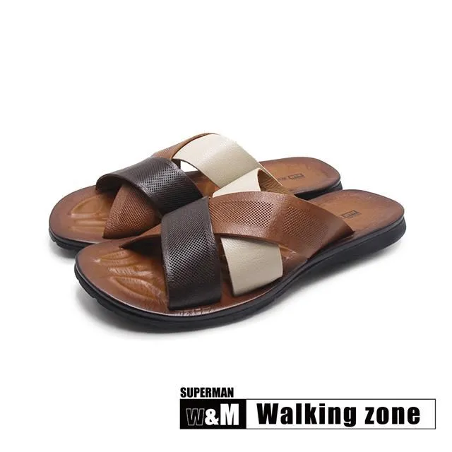 WALKING ZONE 交叉舒適帶厚底拖鞋 女鞋-玫瑰粉 歷史價格詳細信息