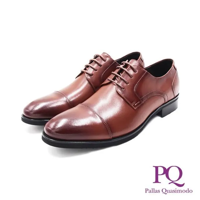 PQ(男)真皮輕量小圓頭德比鞋 男鞋-棕(另有黑) 歷史價格詳細信息