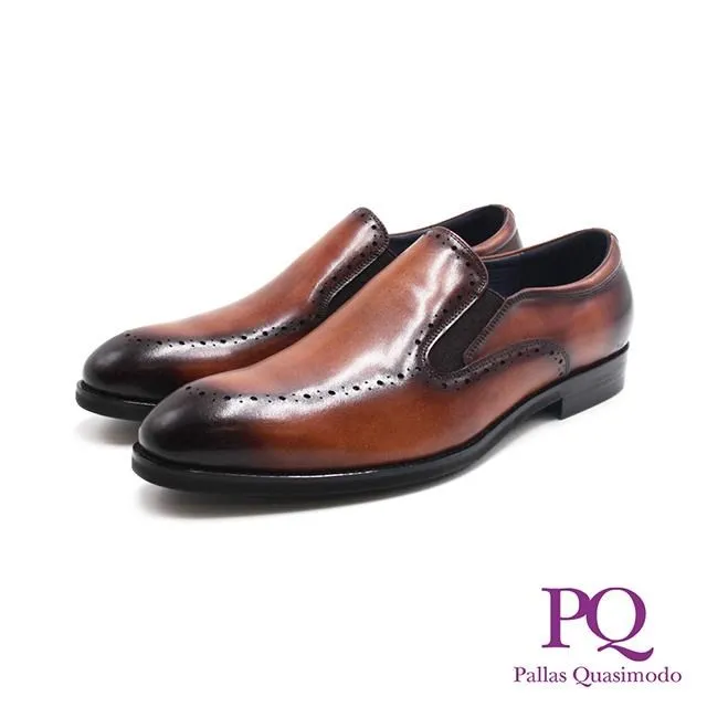 PQ(男)小圓點造型直套款正裝皮鞋 男鞋-黑(另有刷染棕) 歷史價格詳細信息