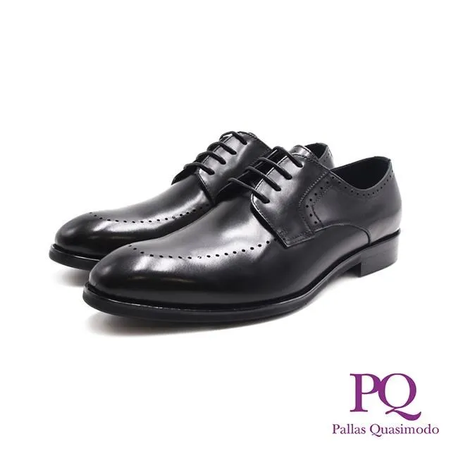 PQ(男)小圓點造型直套款正裝皮鞋 男鞋-黑(另有刷染棕) 歷史價格詳細信息