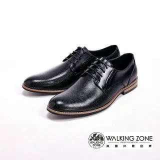 WALKING ZONE 真皮英倫壓花皮革 男士皮鞋-黑(另有棕) 歷史價格詳細信息