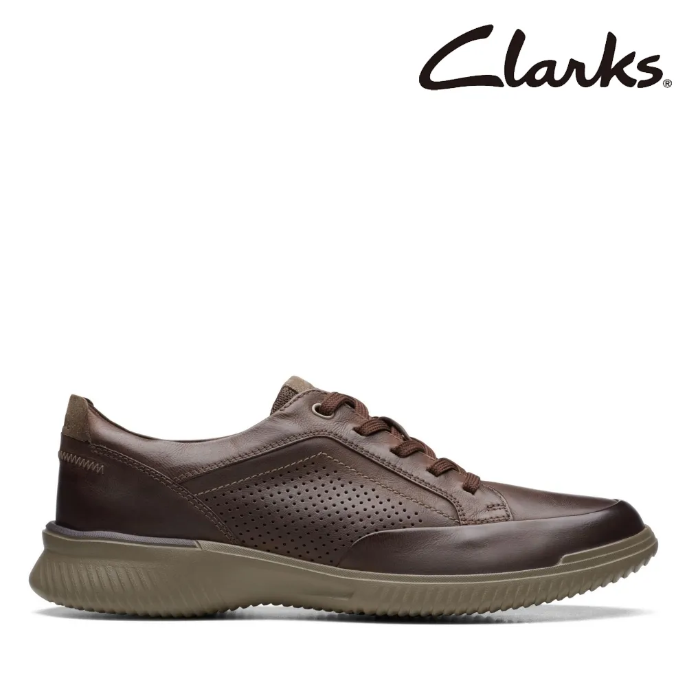 【Clarks】男款Donaway Run寬楦舒適輕量緩震真皮綁帶休閒鞋 CLM71943C 歷史價格詳細信息