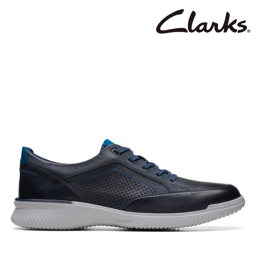 【Clarks】男款Donaway Run寬楦舒適輕量緩震真皮綁帶休閒鞋 CLM71943C 歷史價格詳細信息