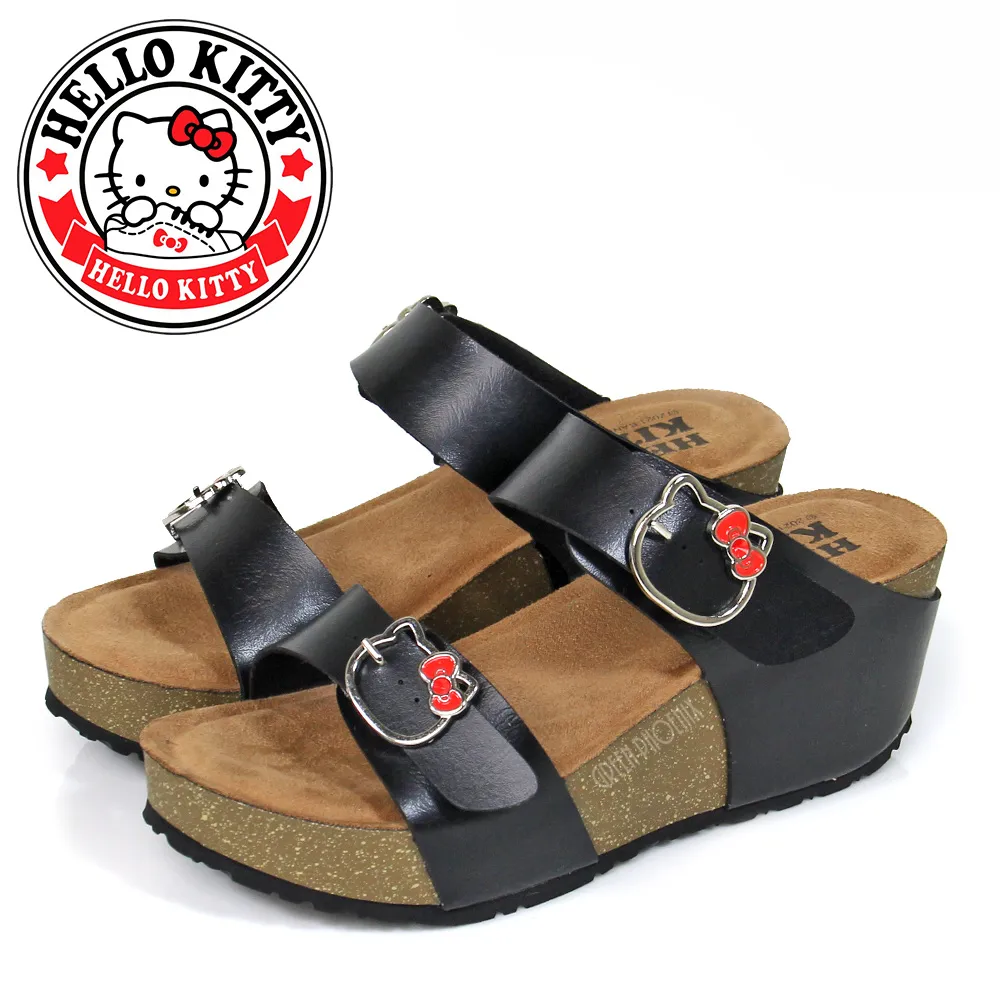 Hello Kitty 凱蒂貓 拖鞋 休閒鞋 童鞋 一腳登 好穿 【街頭巷口 Street】KT818167BK 黑色 歷史價格詳細信息