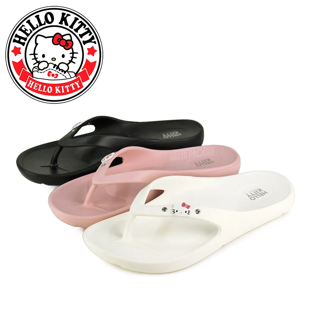 HELLO KITTY凱蒂貓夾腳拖鞋沙灘拖鞋人字拖鞋24cm 907237【小品館】 歷史價格詳細信息