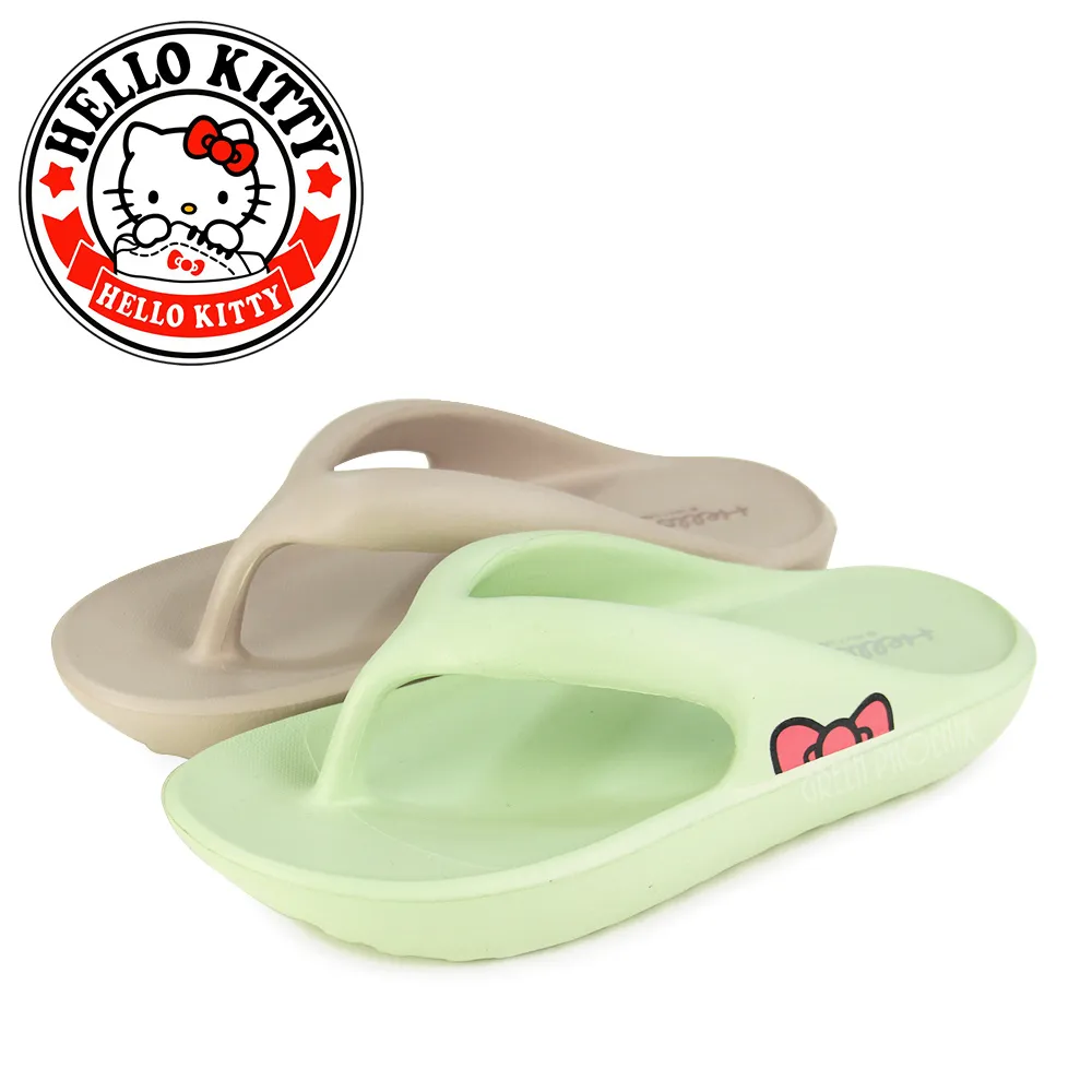 HELLO KITTY凱蒂貓夾腳拖鞋沙灘拖鞋人字拖鞋24cm 907237【小品館】 歷史價格詳細信息