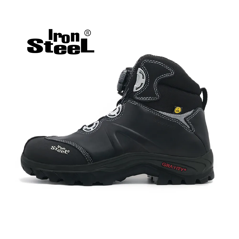 【IronSteel】防水安全鞋 工作鞋 安全鞋 防護鞋 防穿刺 抗靜電 防潑水 非金屬保護頭 可過安全門 歷史價格詳細信息