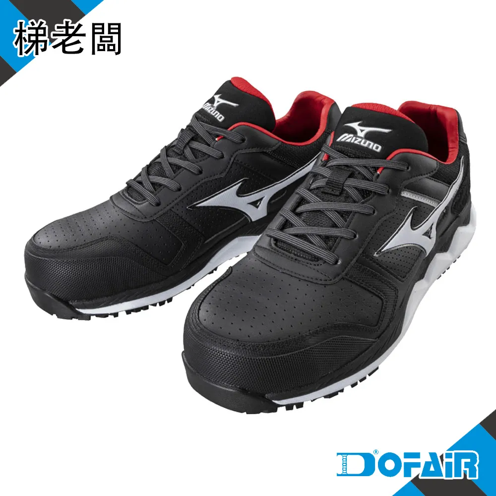 Mizuno F1GA-233309 黑色 寬楦防塵黏帶防護鞋【LS II 21L，安全，止滑，第一類合格品】227M 歷史價格詳細信息