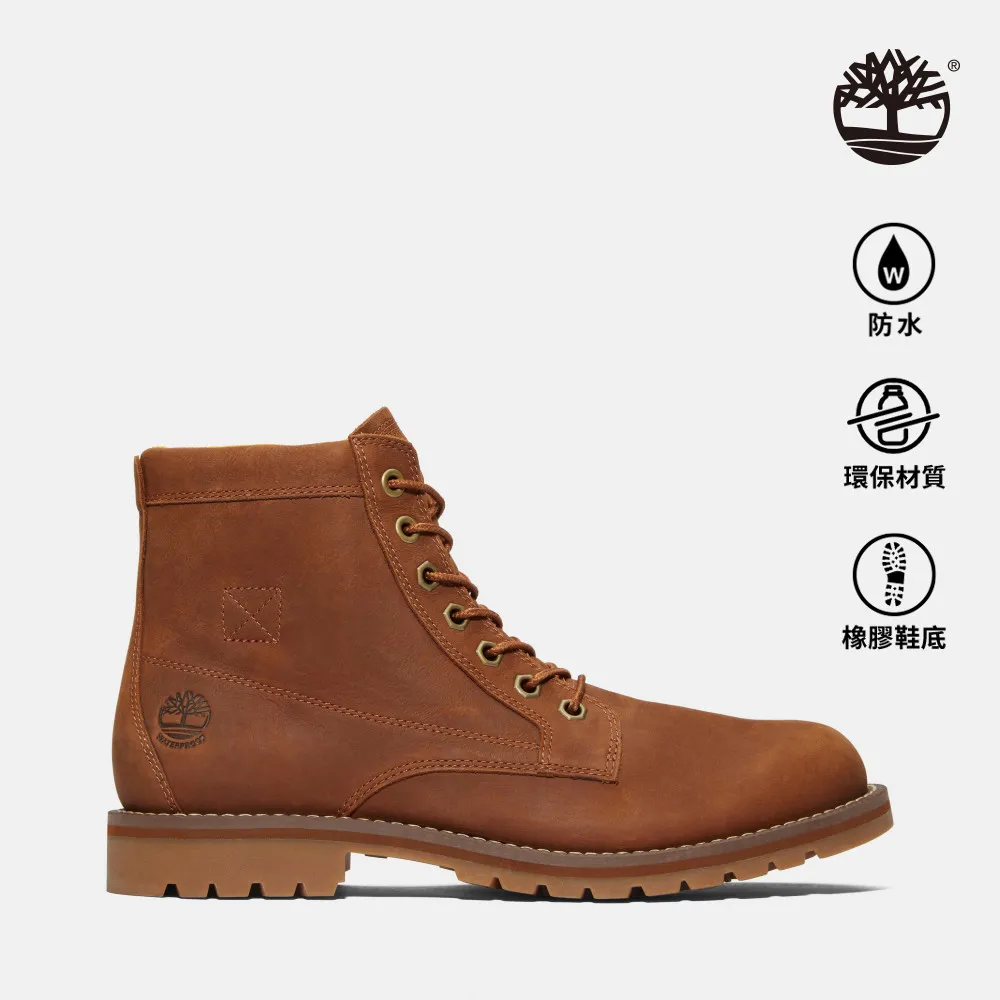 Timberland 男款棕色防水休閒中筒靴|A69UHEM5 歷史價格詳細信息