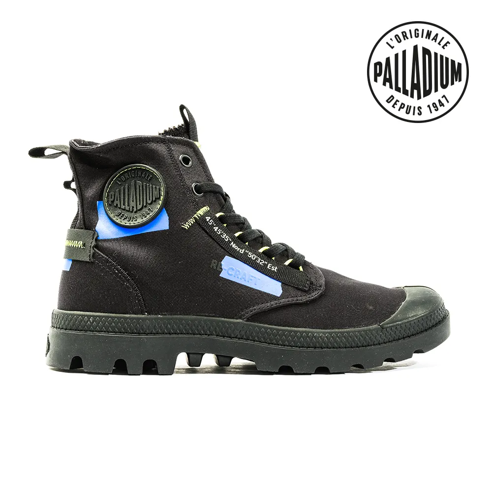 PALLADIUM PAMPA HI RE-CRAFT有機再生帆布靴-中性-白 歷史價格詳細信息