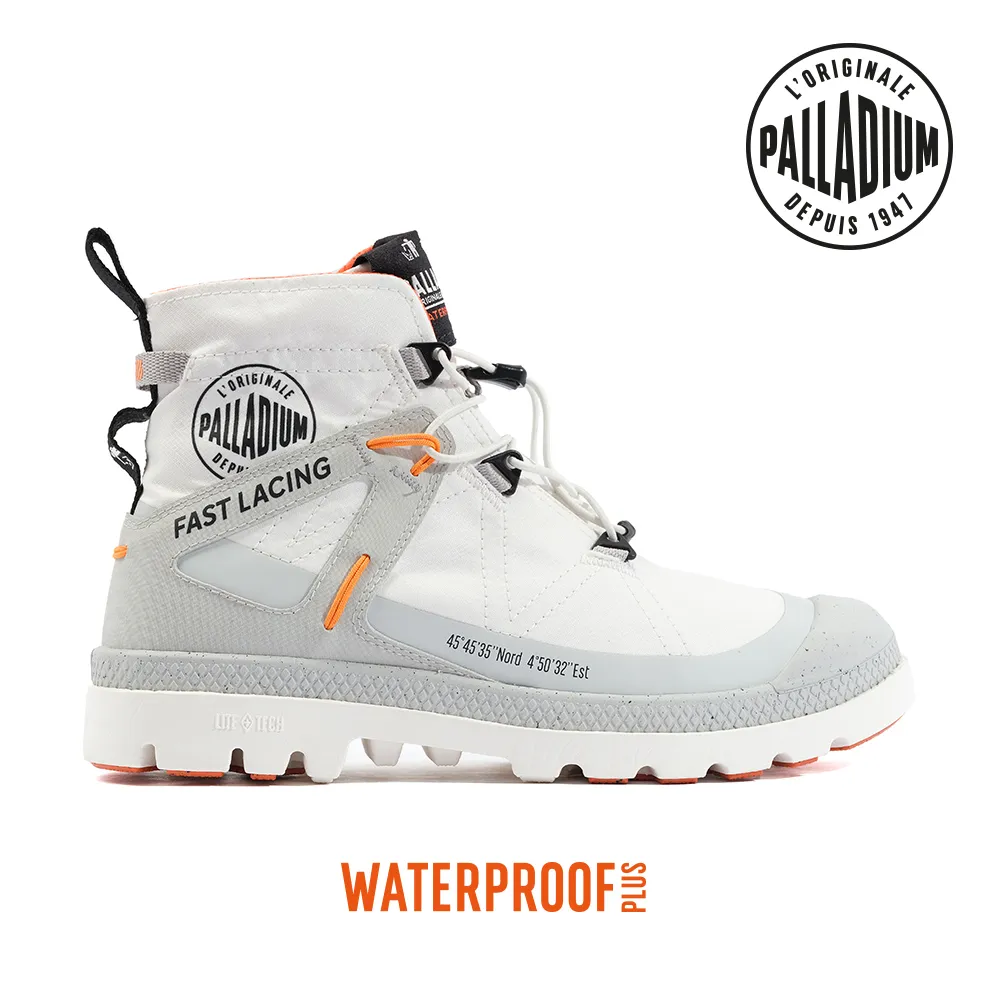 PALLADIUM PAMPA TRAVEL L+ WP+快穿輕量防水靴-女-白 歷史價格詳細信息