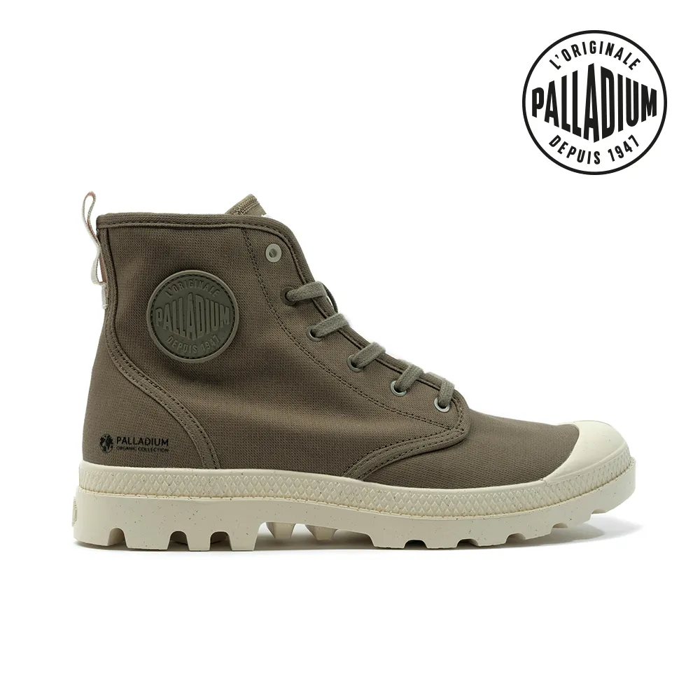 PALLADIUM PAMPA HI ZIP ORGANIC拉鍊有機棉靴/休閒鞋-男鞋/女鞋-咖啡 歷史價格詳細信息