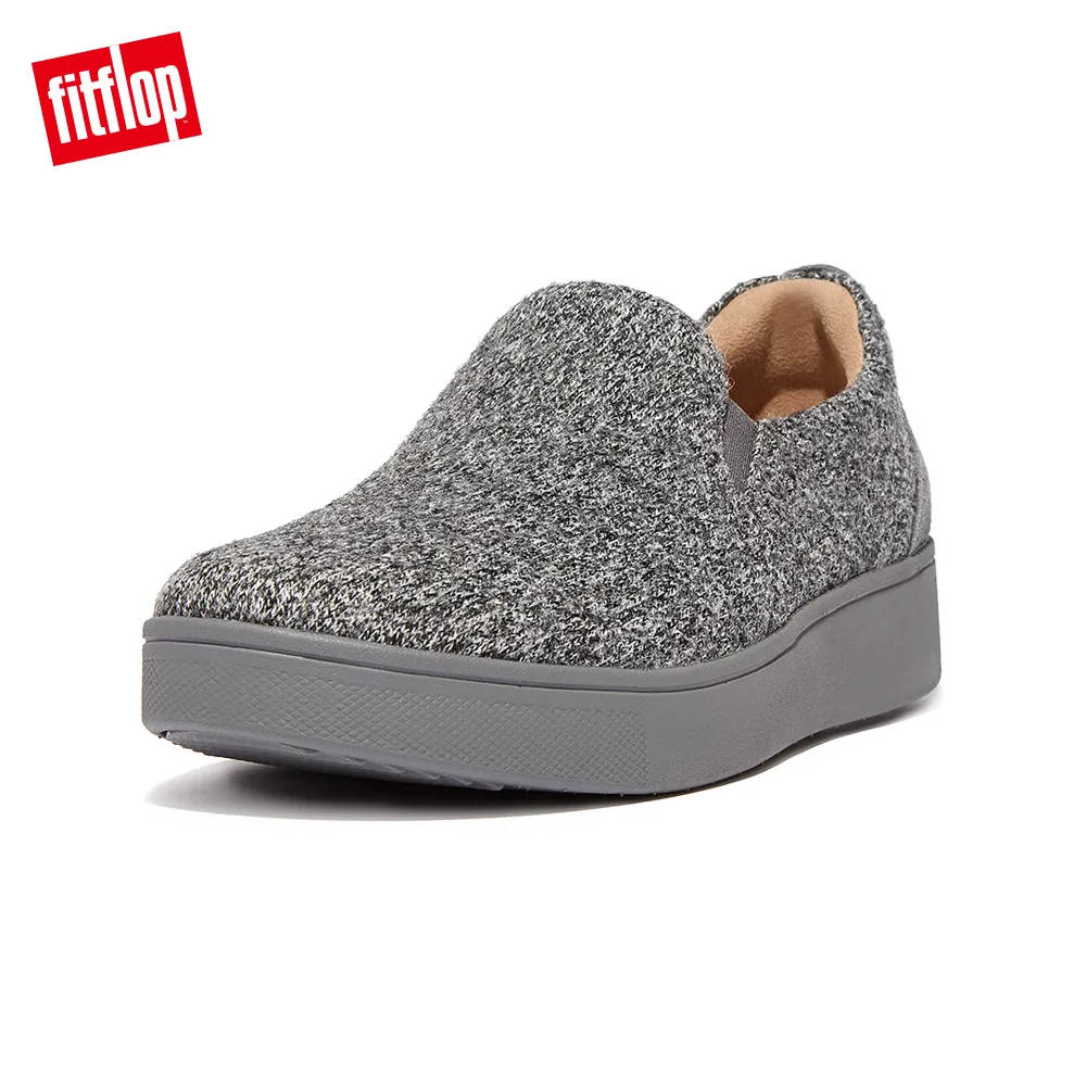 【FitFlop】RALLY SLIP-ON SNEAKERS 易穿脫時尚休閒鞋-女(米色) 歷史價格詳細信息