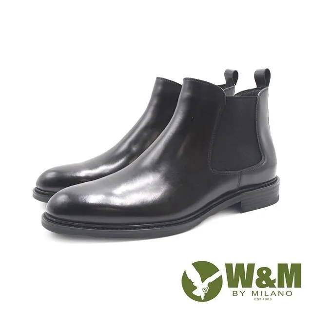 W&M(男)經典切爾西男仕皮靴 男鞋-黑色 價格比較,價格查詢,歷史價格詳細信息