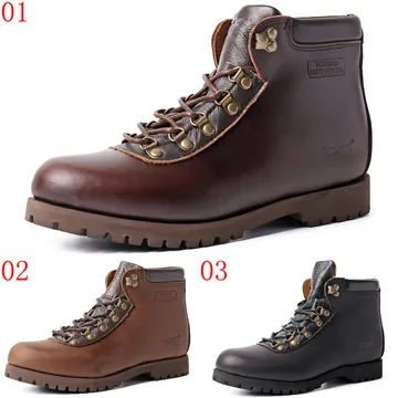 pathfinder口49632口男士真皮短筒馬丁靴軍靴PF工裝潮流戶外登山男鞋JHS杰恆社 歷史價格詳細信息