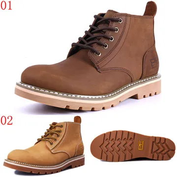 pathfinder口N2713口戶外潮流短筒手工馬丁靴男PF復古時尚真皮工裝靴軍靴JHS杰恆社 歷史價格詳細信息