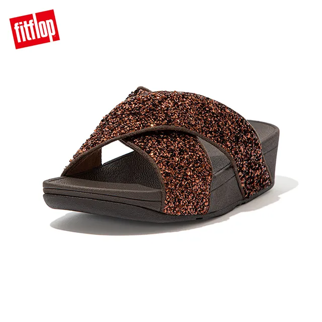 【FitFlop】LULU SHIMMERFOIL BACK-STRAP SANDALS 經典可調整式後帶涼鞋-女(金色) 歷史價格詳細信息