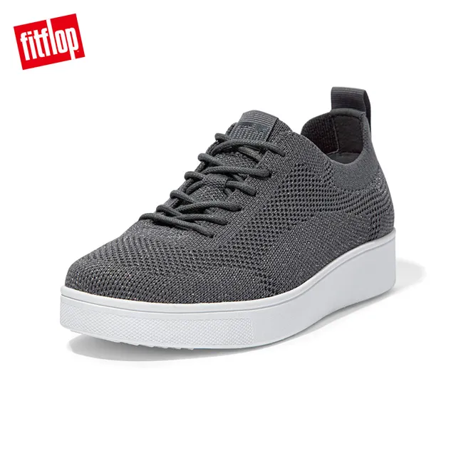 【FitFlop】RALLY TONAL KNIT SNEAKERS 運動風繫帶休閒鞋-女(都會白) 歷史價格詳細信息