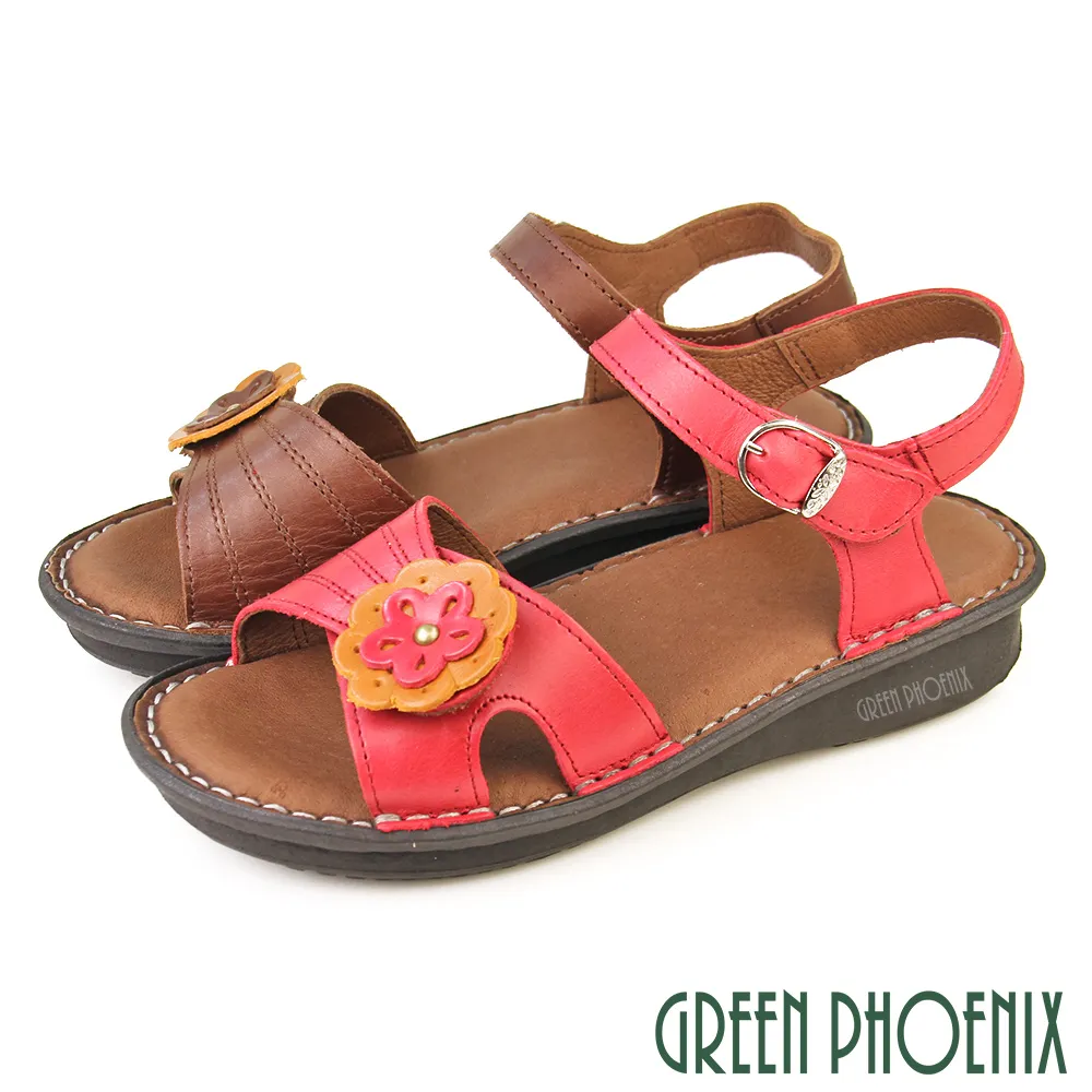 【GREEN PHOENIX 波兒德】女 涼鞋 夾腳 厚底 彈力 全真皮 羊皮U57-23910 歷史價格詳細信息