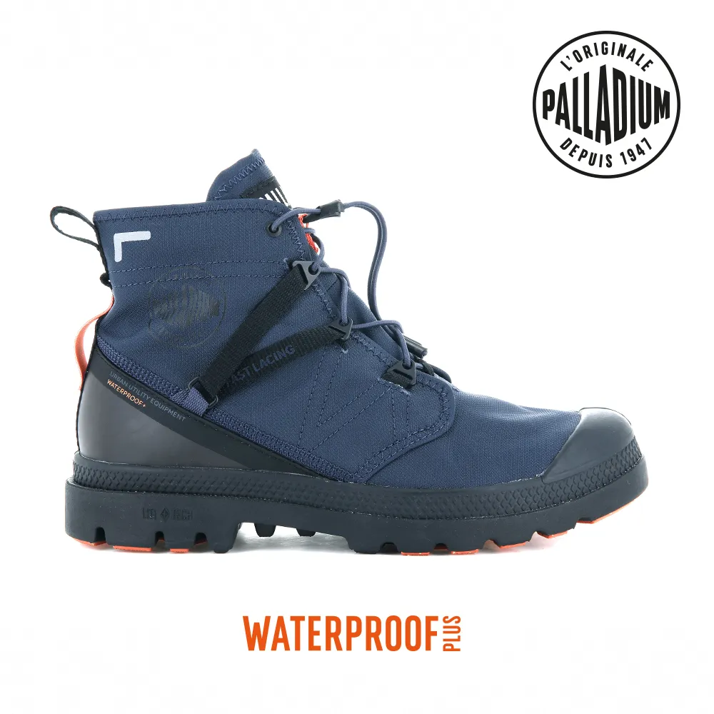 PALLADIUM PAMPA TRAVEL LITE+ WP+快穿輕量防水靴-中性-海軍藍 歷史價格詳細信息