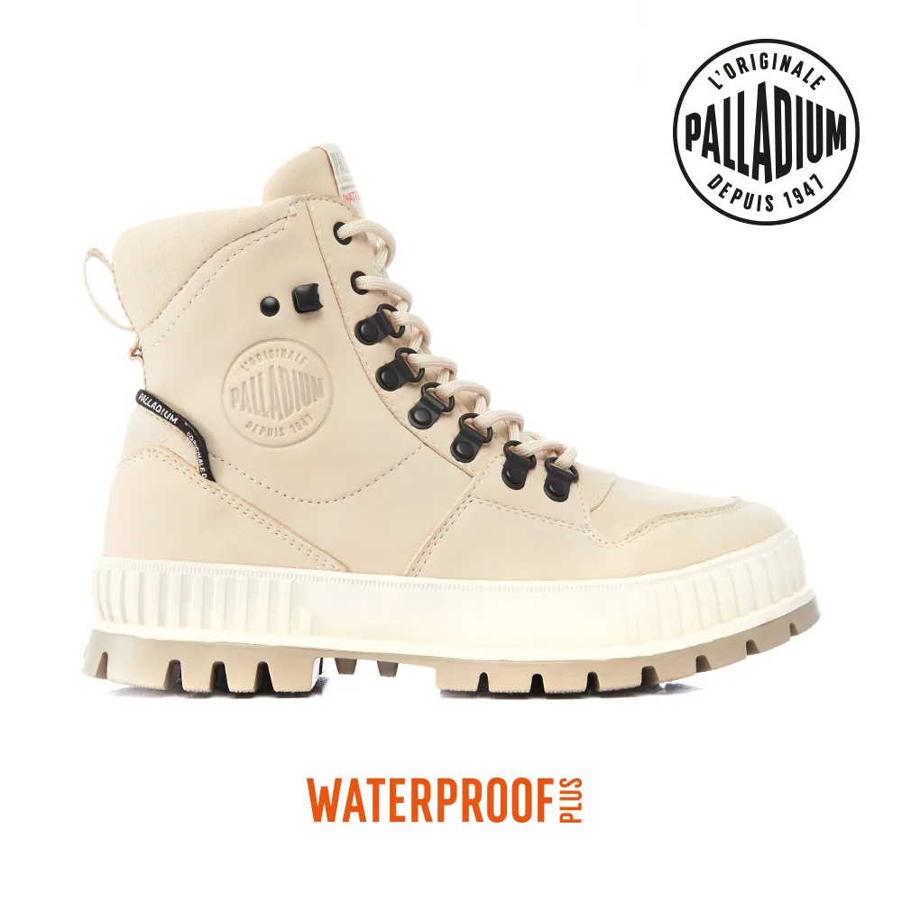 PALLADIUM PALLASHOCK HI SNK厚底皮革巧克力鞋-女-沙漠灰 歷史價格詳細信息