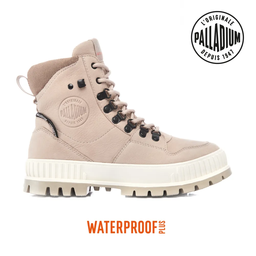 PALLADIUM PALLASHOCK HI SNK厚底皮革巧克力鞋-女-沙漠灰 歷史價格詳細信息