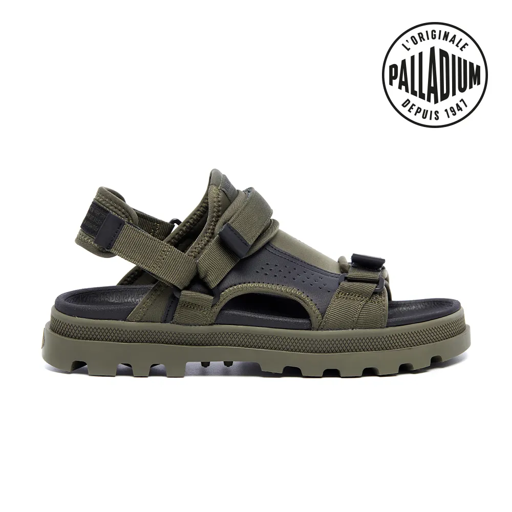 PALLADIUM PALLADUNE SPORT輕量魔鬼氈織帶涼鞋-中性-白 歷史價格詳細信息