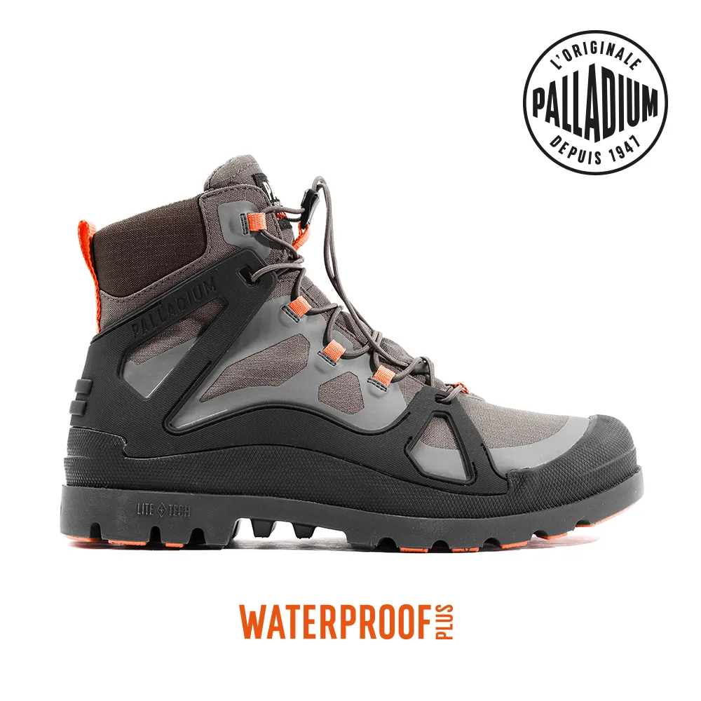 PALLADIUM PAMPA LITE+ CAGE WP+快穿輕量防水靴-女-銀灰 歷史價格詳細信息