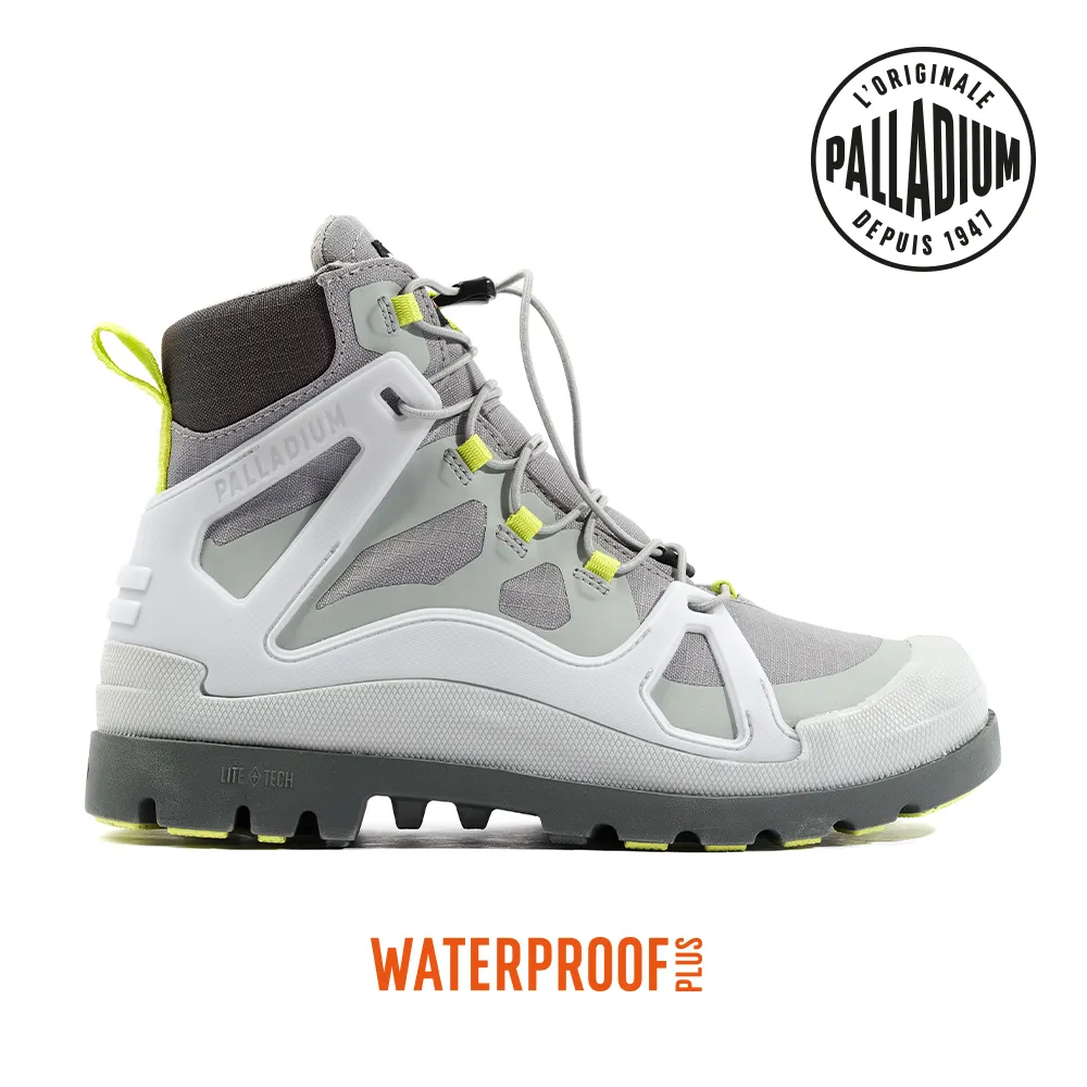 PALLADIUM PAMPA LITE+ CAGE WP+快穿輕量防水靴-女-銀灰 歷史價格詳細信息